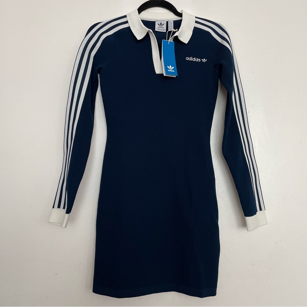 Women’s Adidas Knitted Polo Dress Size XXS